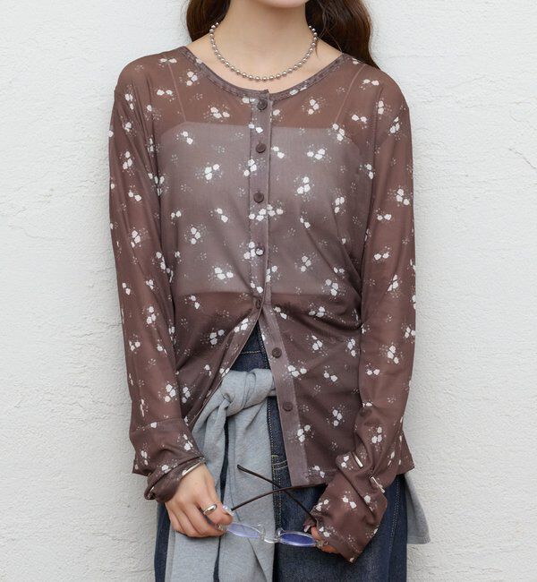  「フラワーチュール2WAYロンT」|Tシャツ・カットソー|