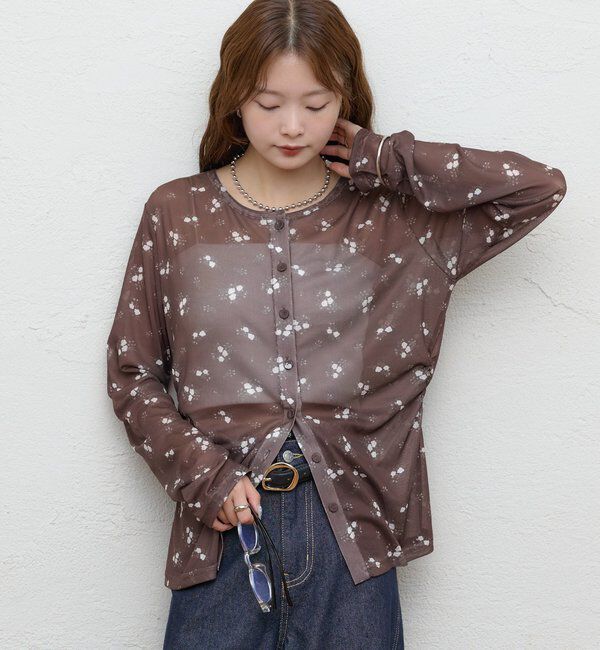  「フラワーチュール2WAYロンT」|Tシャツ・カットソー|