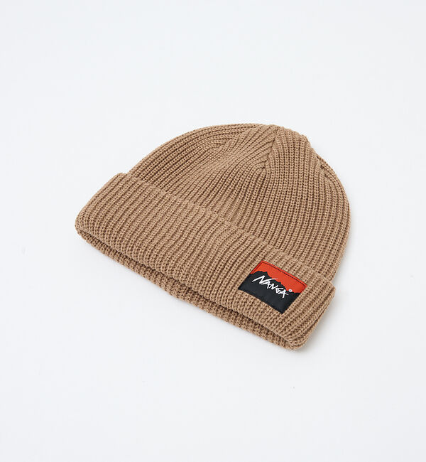 ABAHOUSE「【NANGA/ナンガ】BOX LOGO BULKY BEANIE/ビーニー/ニッ」|その他|ベージュ