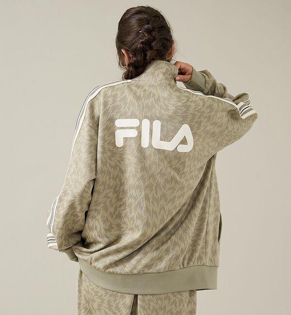 ABAHOUSE「【ELEY KISHIMOTO&times;FILA】イーリーキシモト&times;フィラ トラックトッ」|ブルゾン・スタジャン|