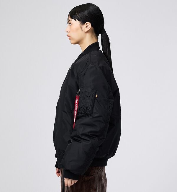 ABAHOUSE「【ALPHA / アルファ】MA-1 RELAXED FIT FLIGHT JA」|ブルゾン・スタジャン|