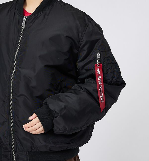 ABAHOUSE「【ALPHA / アルファ】MA-1 RELAXED FIT FLIGHT JA」|ブルゾン・スタジャン|