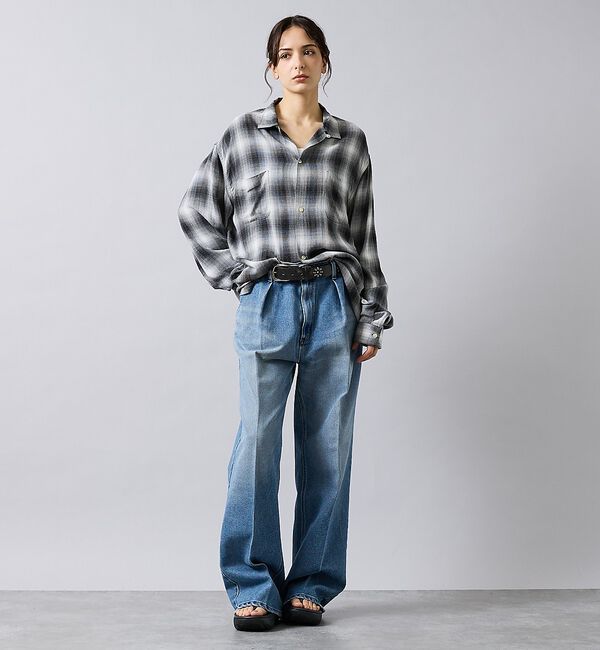 ABAHOUSE「【TOWNCRAFT / タウンクラフト】Ombre Check Shirt /」|シャツ・ブラウス|