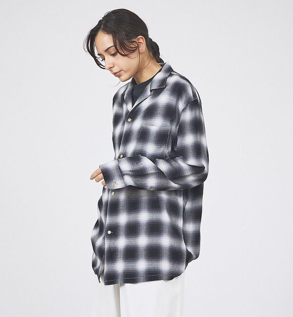ABAHOUSE「【TOWNCRAFT / タウンクラフト】Ombre Check Shirt /」|シャツ・ブラウス|
