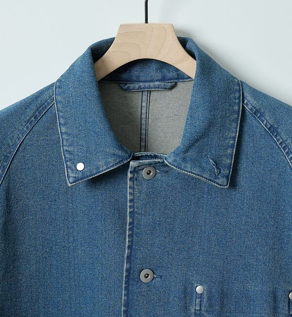 ABAHOUSE「【セットアップ対応】COVEROSS DENIM カバーオールジャケット / ス」|ブルゾン・スタジャン|