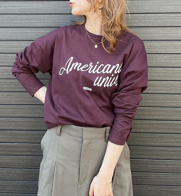 Rouge vif「【AMERICANA&times;MICA＆DEAL/ アメリカーナ&times;マイカ】long te」|Tシャツ・カットソー|
