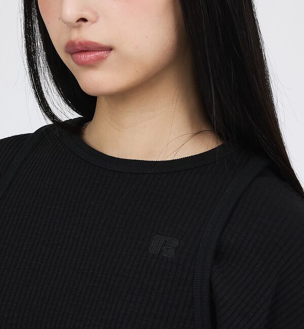 Rouge vif「【RUSSELL ATHLETIC/ラッセル アスレチック】スラブリブタンク＆ロ」|Tシャツ・カットソー|