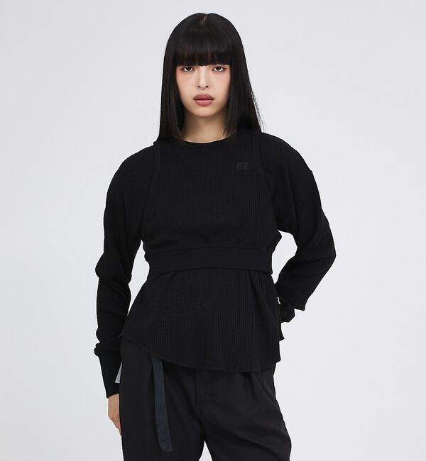 Rouge vif「【RUSSELL ATHLETIC/ラッセル アスレチック】スラブリブタンク＆ロ」|Tシャツ・カットソー|