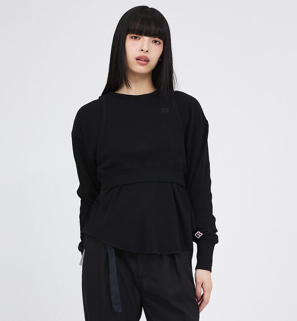 Rouge vif「【RUSSELL ATHLETIC/ラッセル アスレチック】スラブリブタンク＆ロ」|Tシャツ・カットソー|