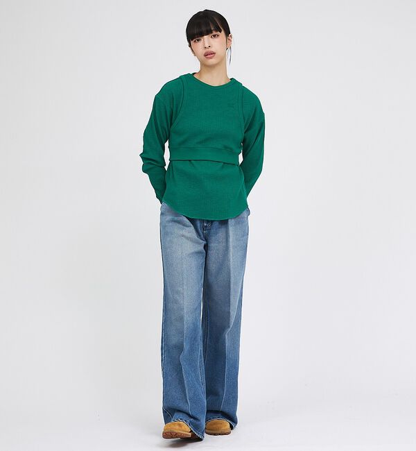 Rouge vif「【RUSSELL ATHLETIC/ラッセル アスレチック】スラブリブタンク＆ロ」|Tシャツ・カットソー|