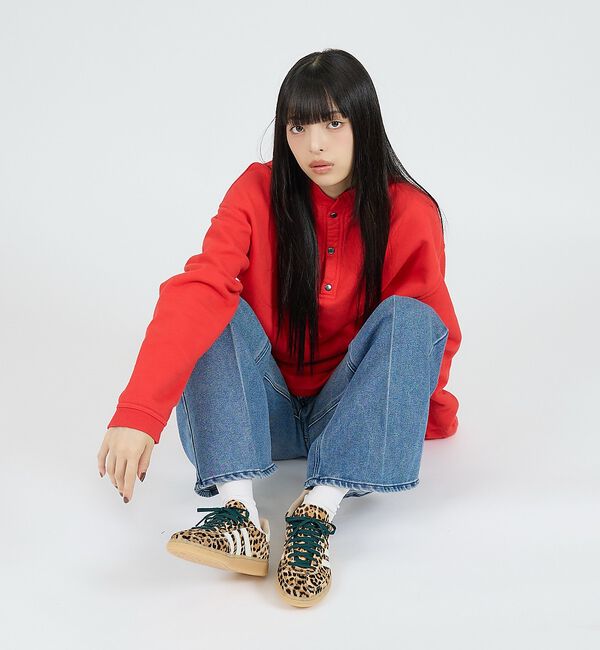Rouge vif「【adidas/アディダス】Leopard Print HANDBALL SPE」|スニーカー|