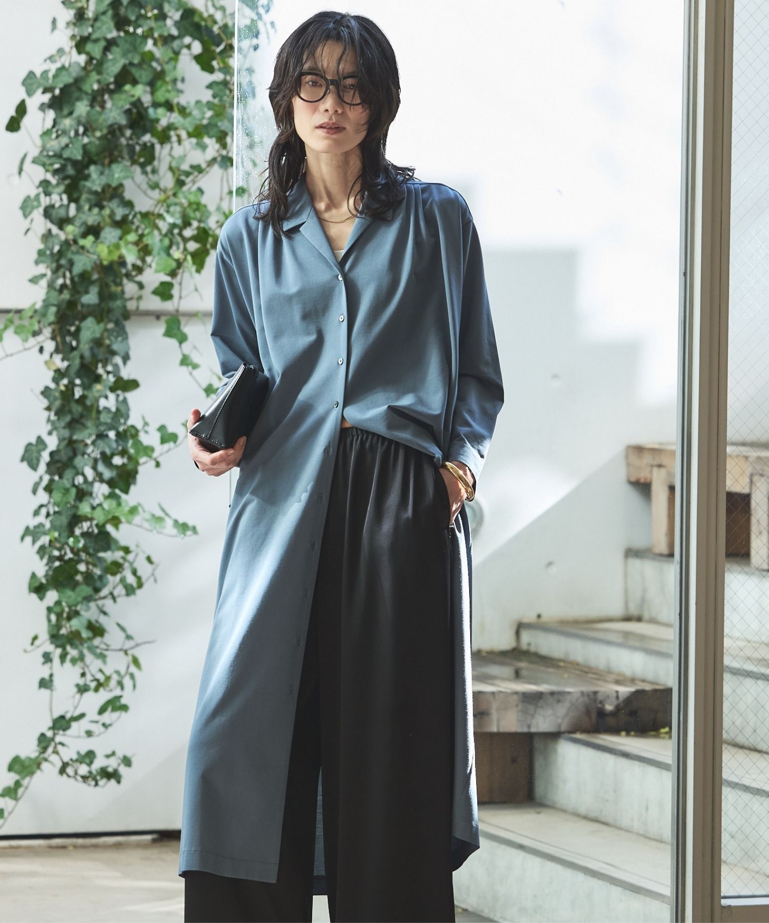 qualite「【接触冷感】ドライジャージーワンピース」|ワンピース|