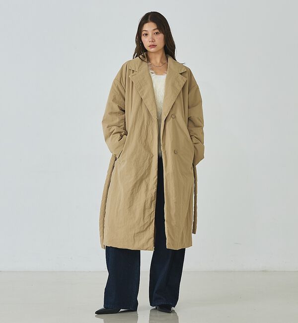 abahouse mavie「【撥水】中綿チェスターロングコート【予約】」|その他|