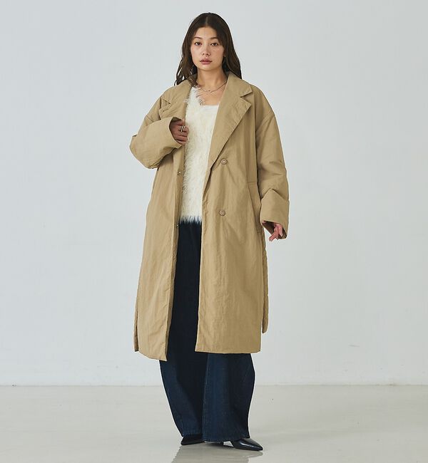 abahouse mavie「【撥水】中綿チェスターロングコート【予約】」|その他|