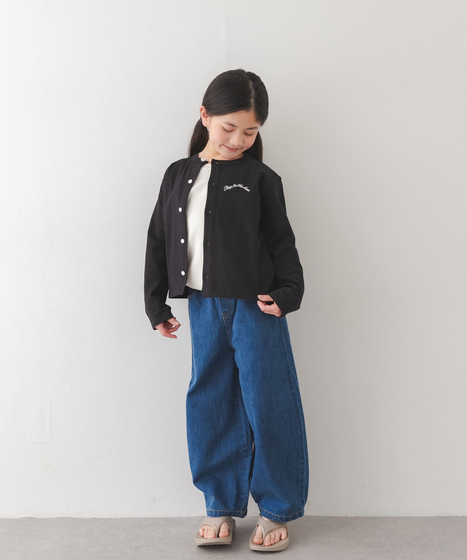 URBAN RESEARCH DOORS「『150サイズあり』クルーネック1pt刺繍カーディガン(KIDS)」|その他|