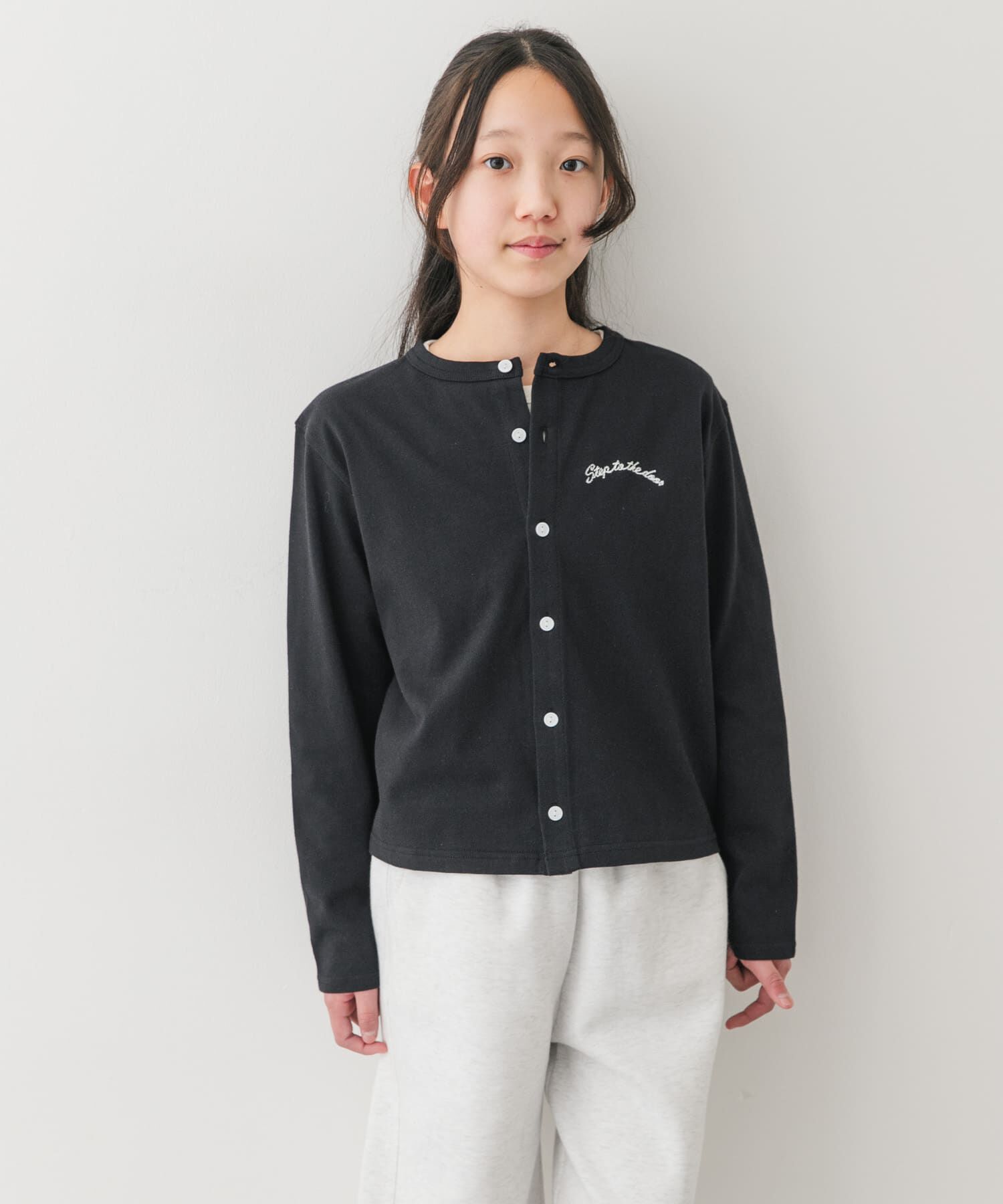 URBAN RESEARCH DOORS「『150サイズあり』クルーネック1pt刺繍カーディガン(KIDS)」|その他|