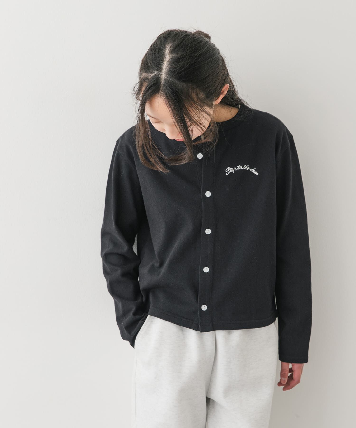 URBAN RESEARCH DOORS「『150サイズあり』クルーネック1pt刺繍カーディガン(KIDS)」|その他|