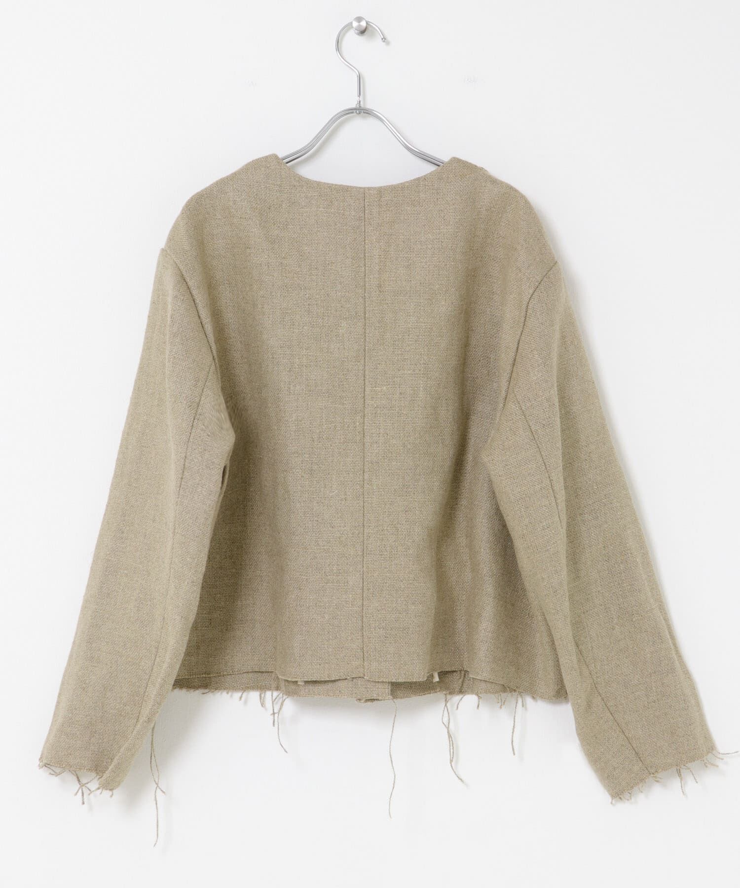 URBAN RESEARCH DOORS「ARCHI　HEAVYLINENJACKET」|ノーカラージャケット|