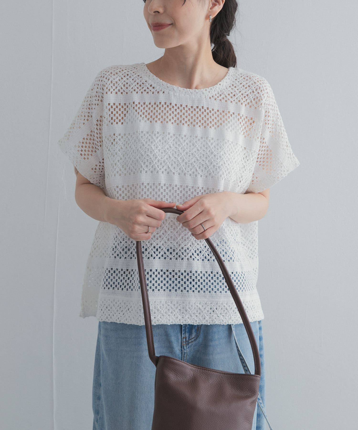 URBAN RESEARCH DOORS「クロップドレースプルオーバー」|その他|
