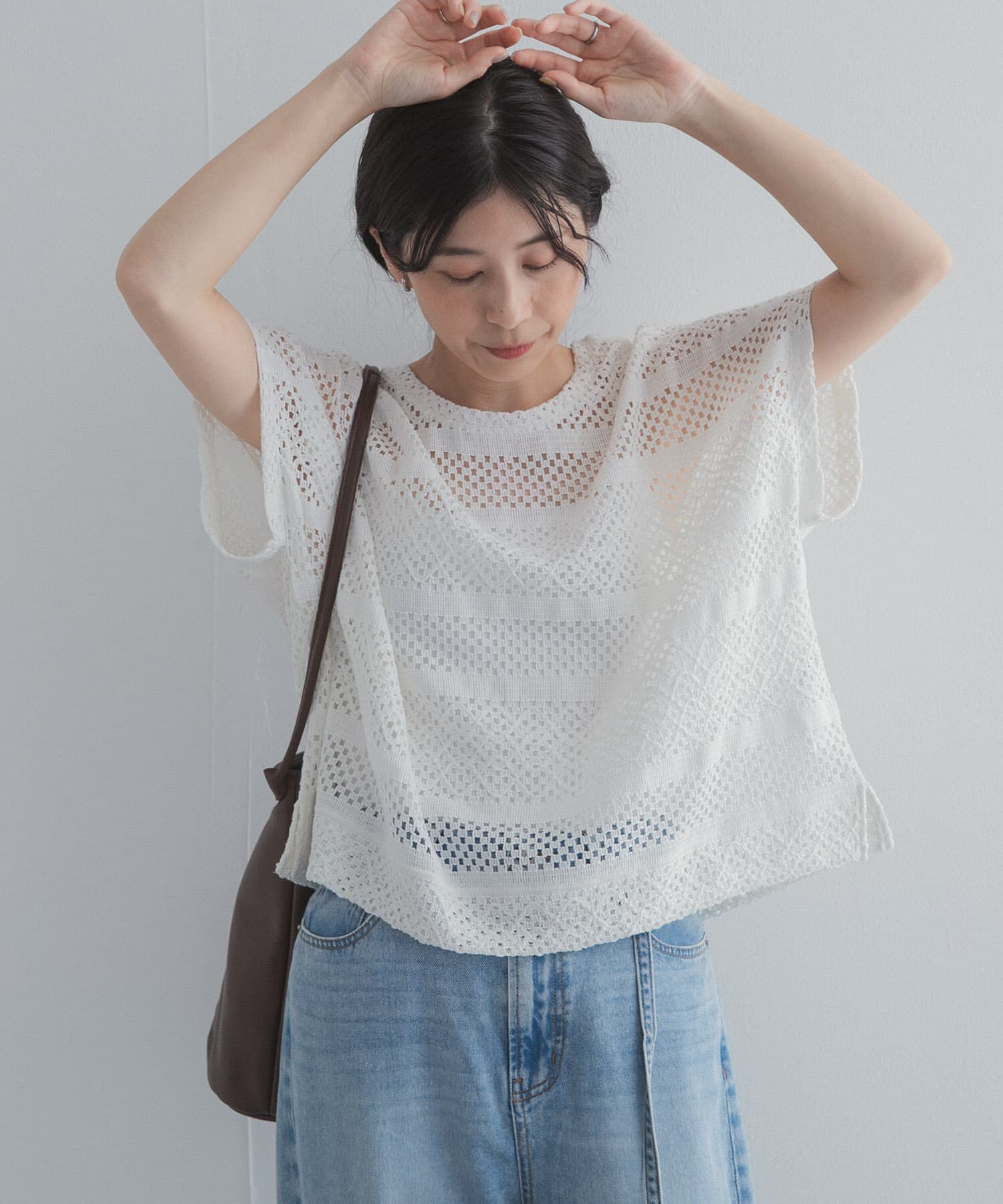 URBAN RESEARCH DOORS「クロップドレースプルオーバー」|その他|
