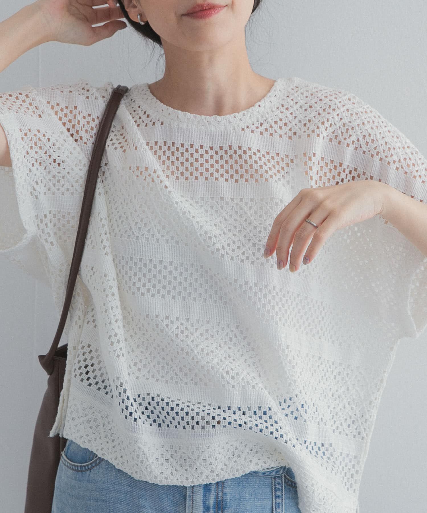 URBAN RESEARCH DOORS「クロップドレースプルオーバー」|その他|