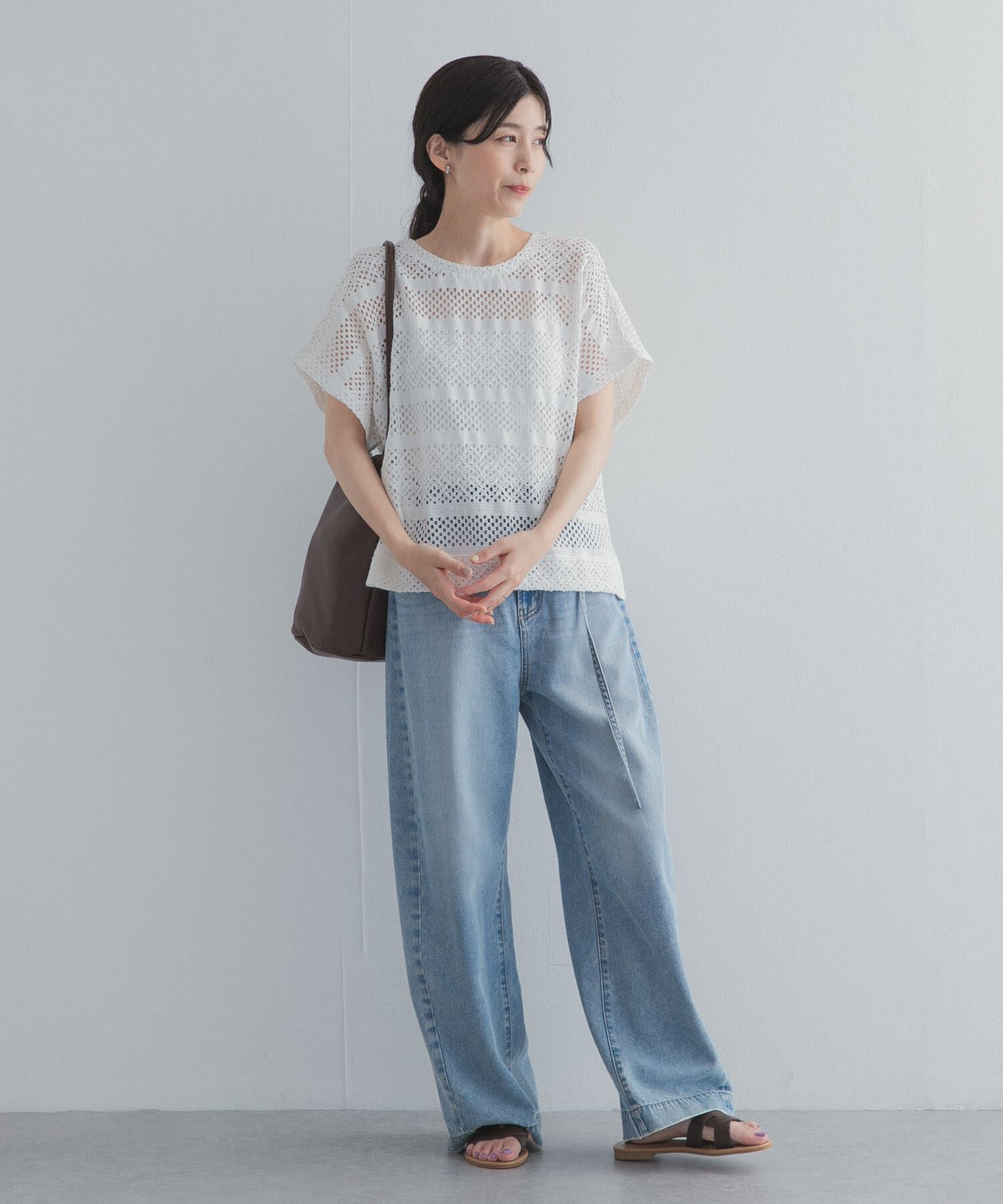 URBAN RESEARCH DOORS「クロップドレースプルオーバー」|その他|