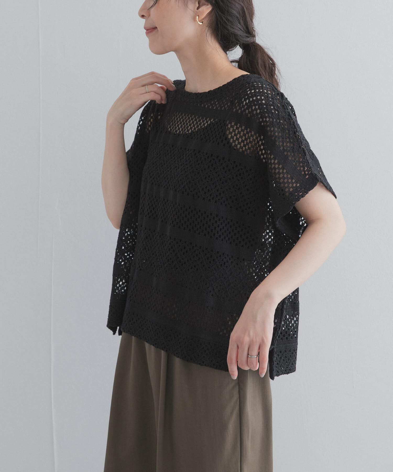 URBAN RESEARCH DOORS「クロップドレースプルオーバー」|その他|