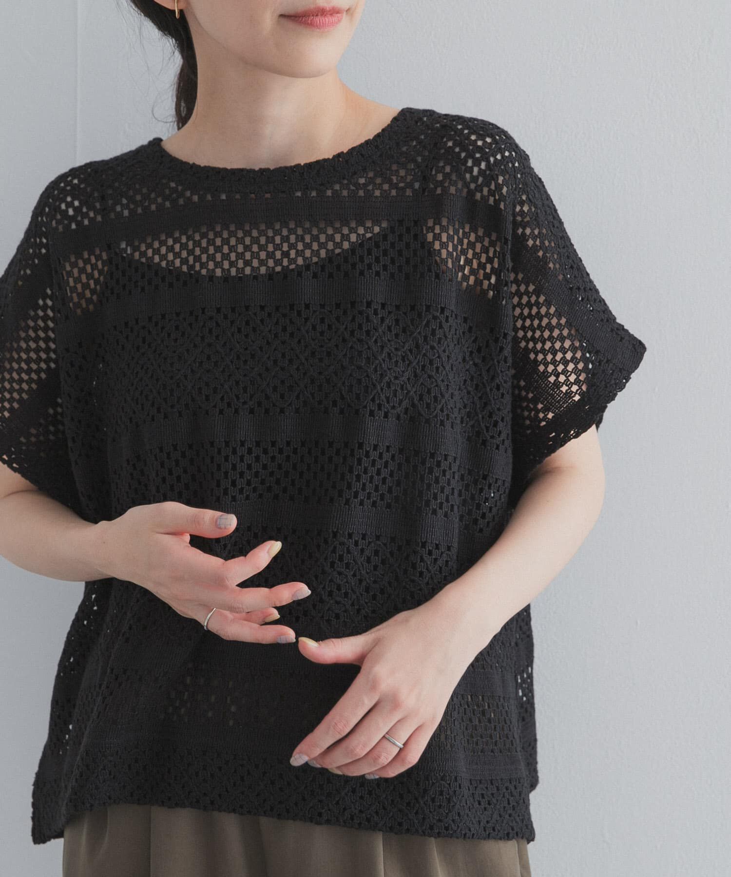 URBAN RESEARCH DOORS「クロップドレースプルオーバー」|その他|
