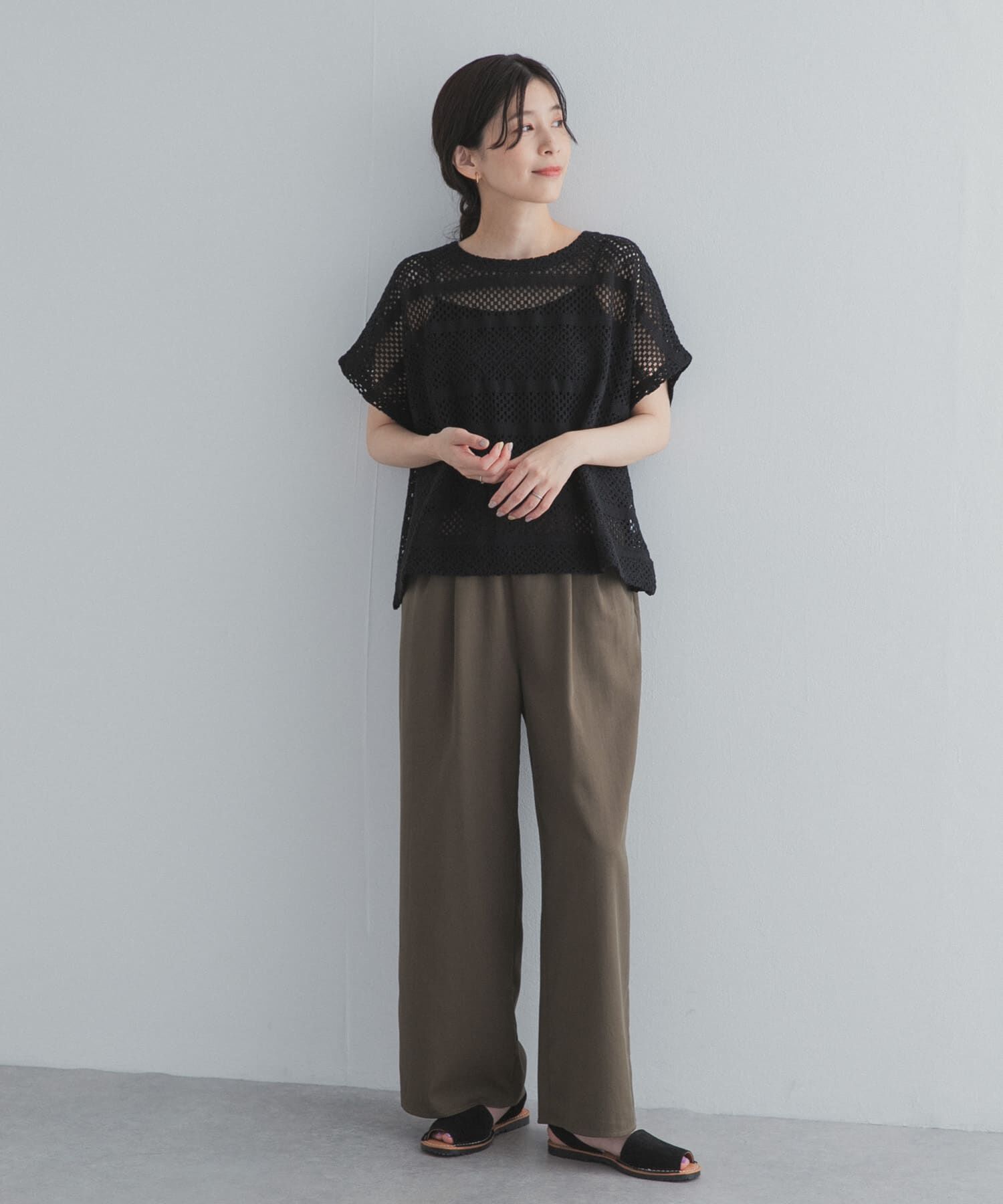 URBAN RESEARCH DOORS「クロップドレースプルオーバー」|その他|