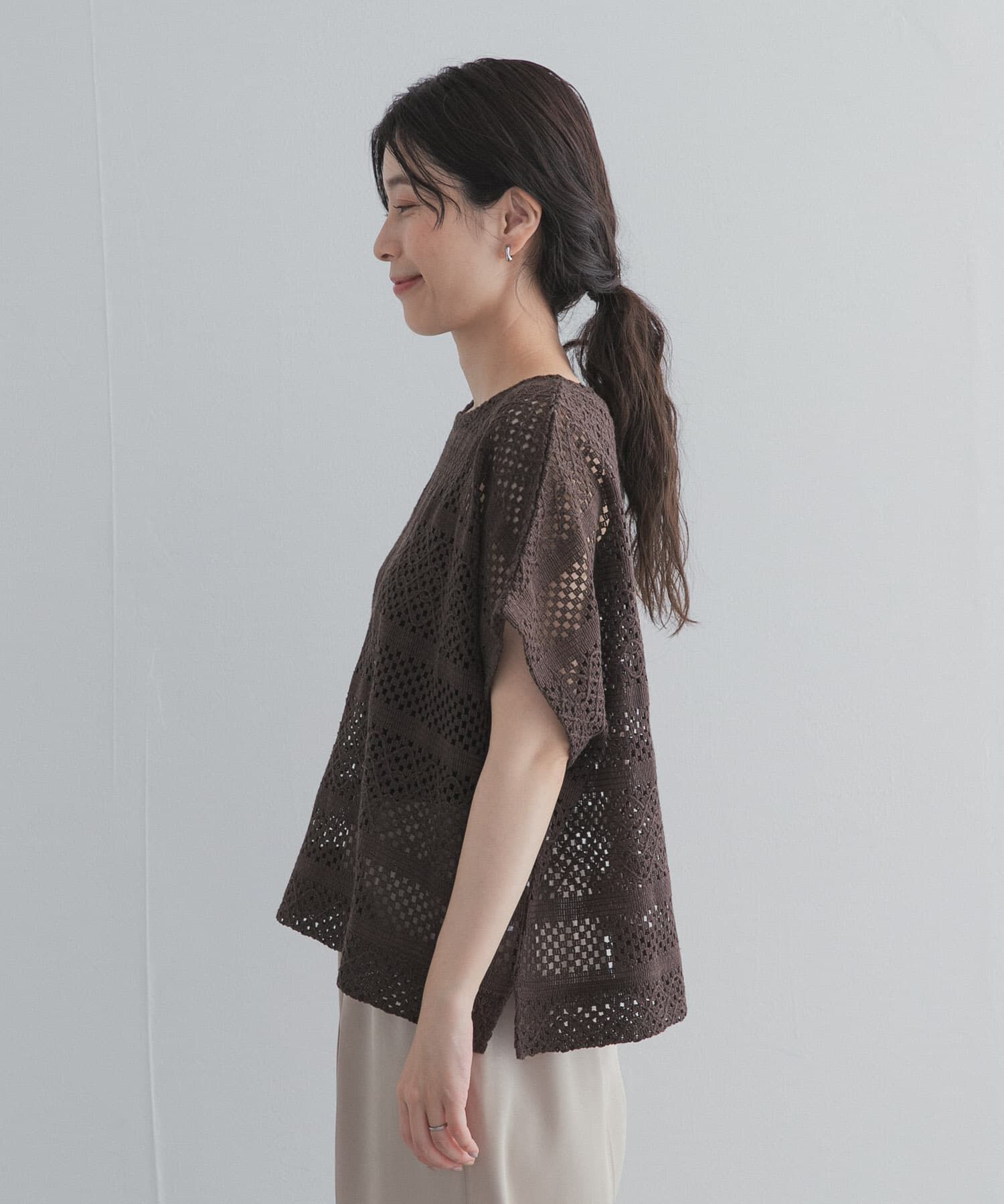 URBAN RESEARCH DOORS「クロップドレースプルオーバー」|その他|