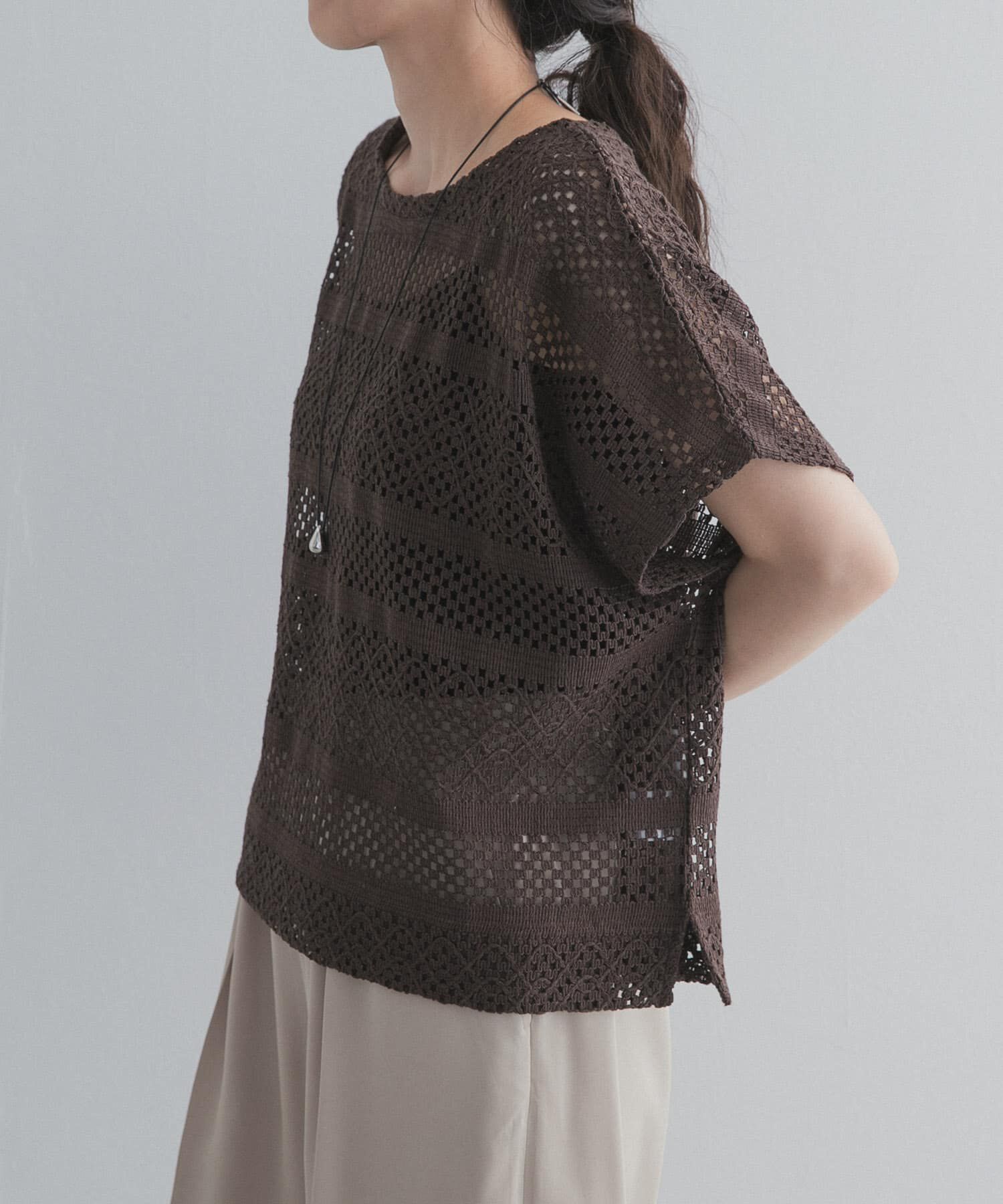 URBAN RESEARCH DOORS「クロップドレースプルオーバー」|その他|