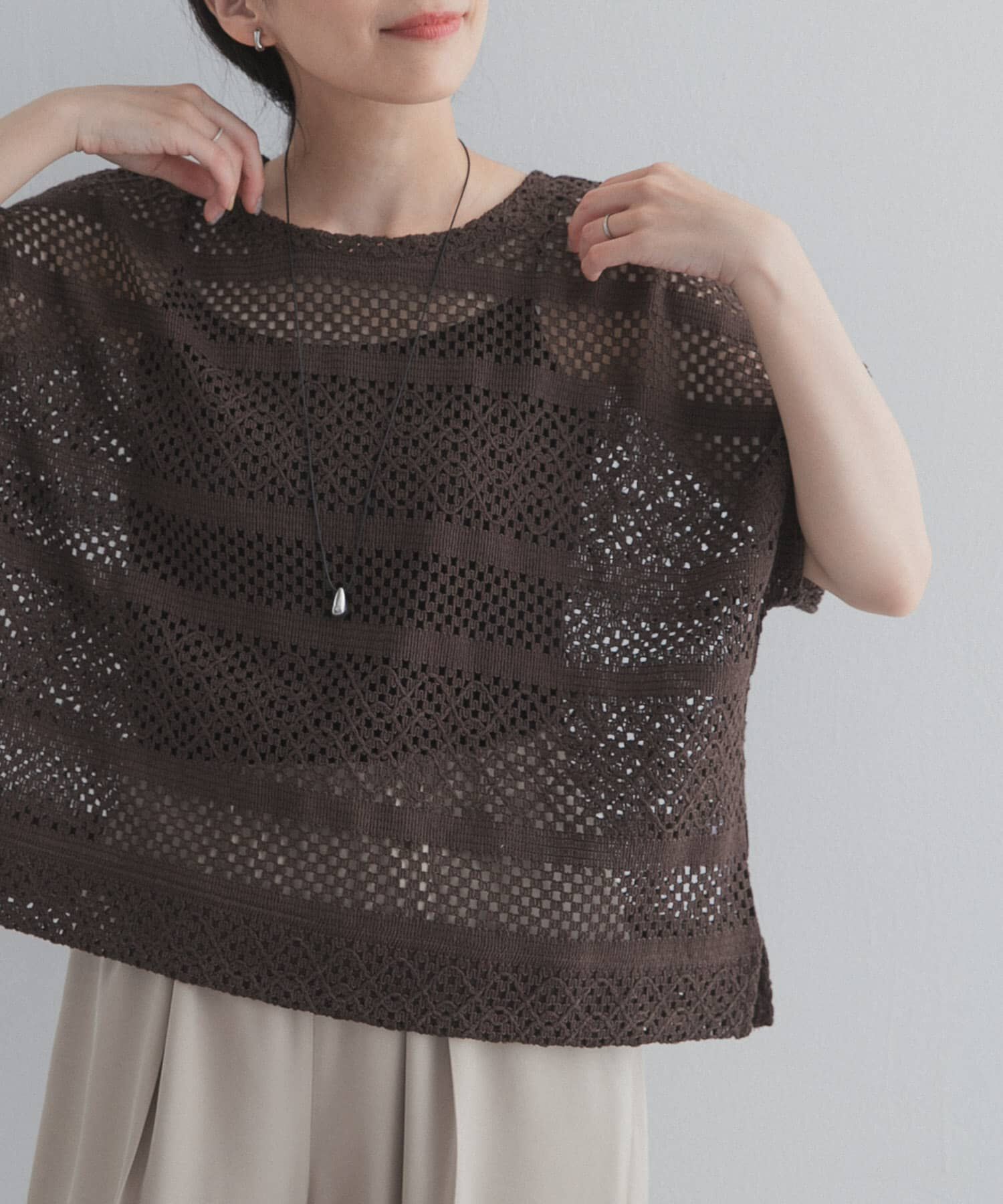 URBAN RESEARCH DOORS「クロップドレースプルオーバー」|その他|