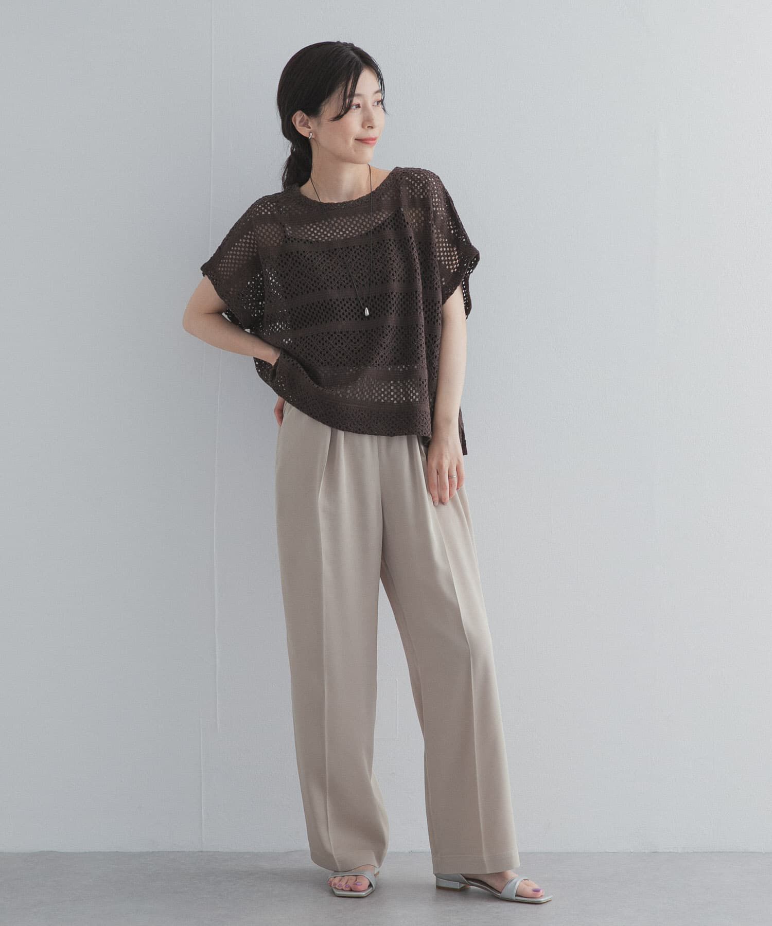 URBAN RESEARCH DOORS「クロップドレースプルオーバー」|その他|