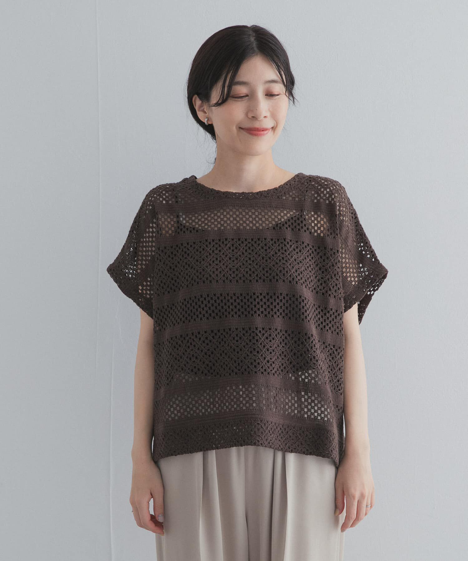 URBAN RESEARCH DOORS「クロップドレースプルオーバー」|その他|
