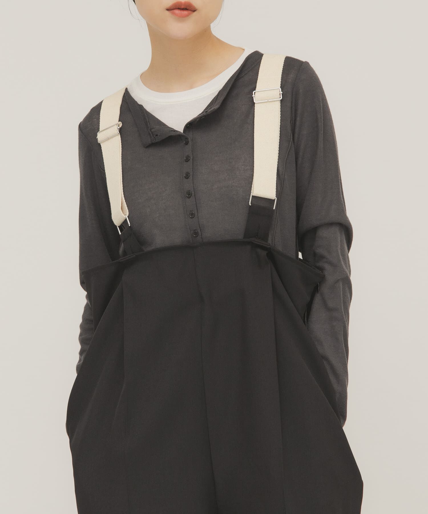  「バイカラーレイヤードカットソー」|Tシャツ・カットソー|