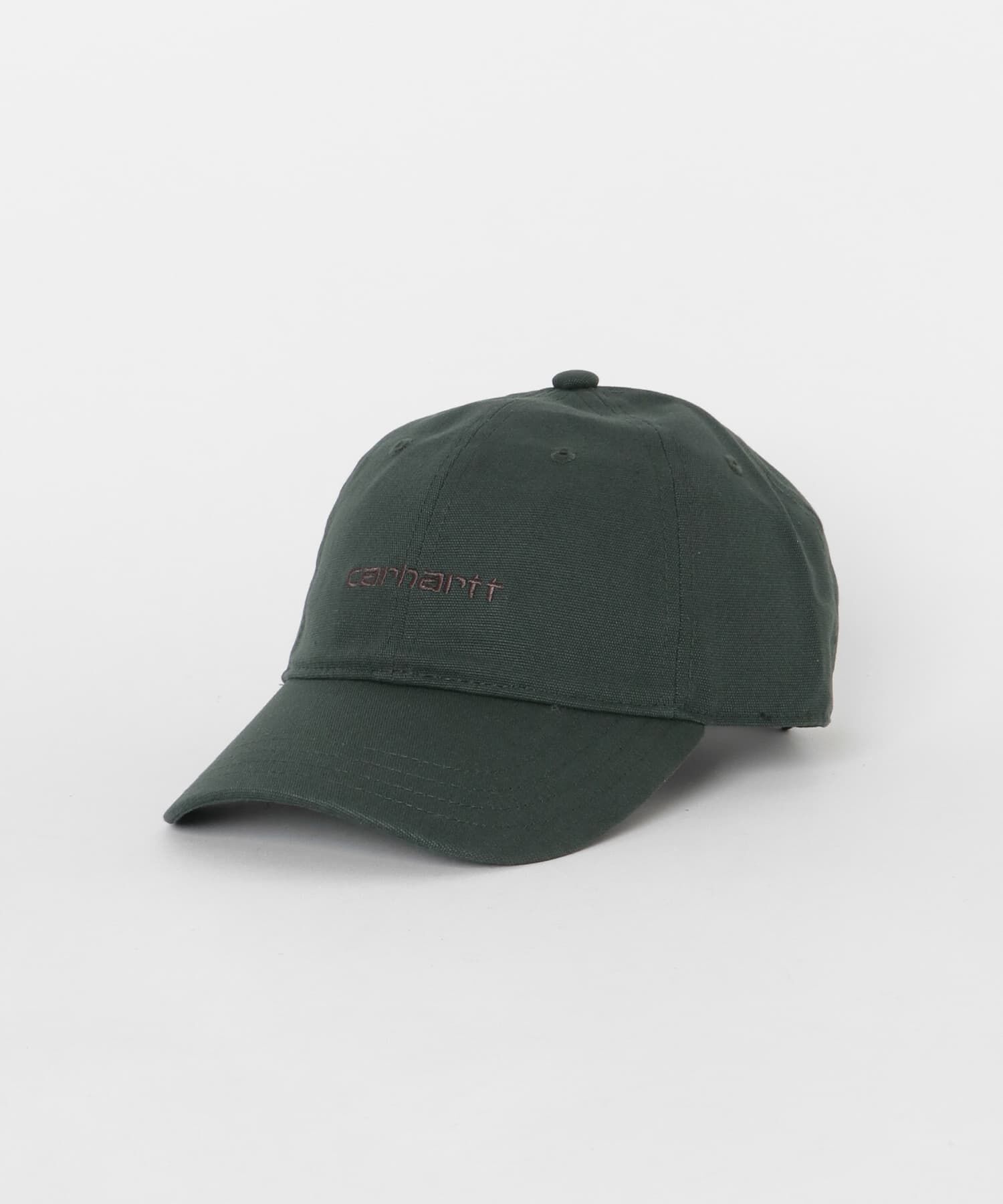SENSE OF PLACE by URBAN RESEARCH「CARHARTT　Canvas Script Cap」|キャップ・キャスケット|グリーン