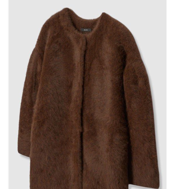 allureville「カシミヤブレンドファー加工コート」|ダッフルコート|