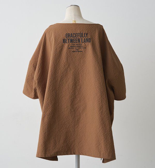  「【UVカット・撥水加工/WEB限定】水陸両用チュニックラッシュガード」|プルオーバー|