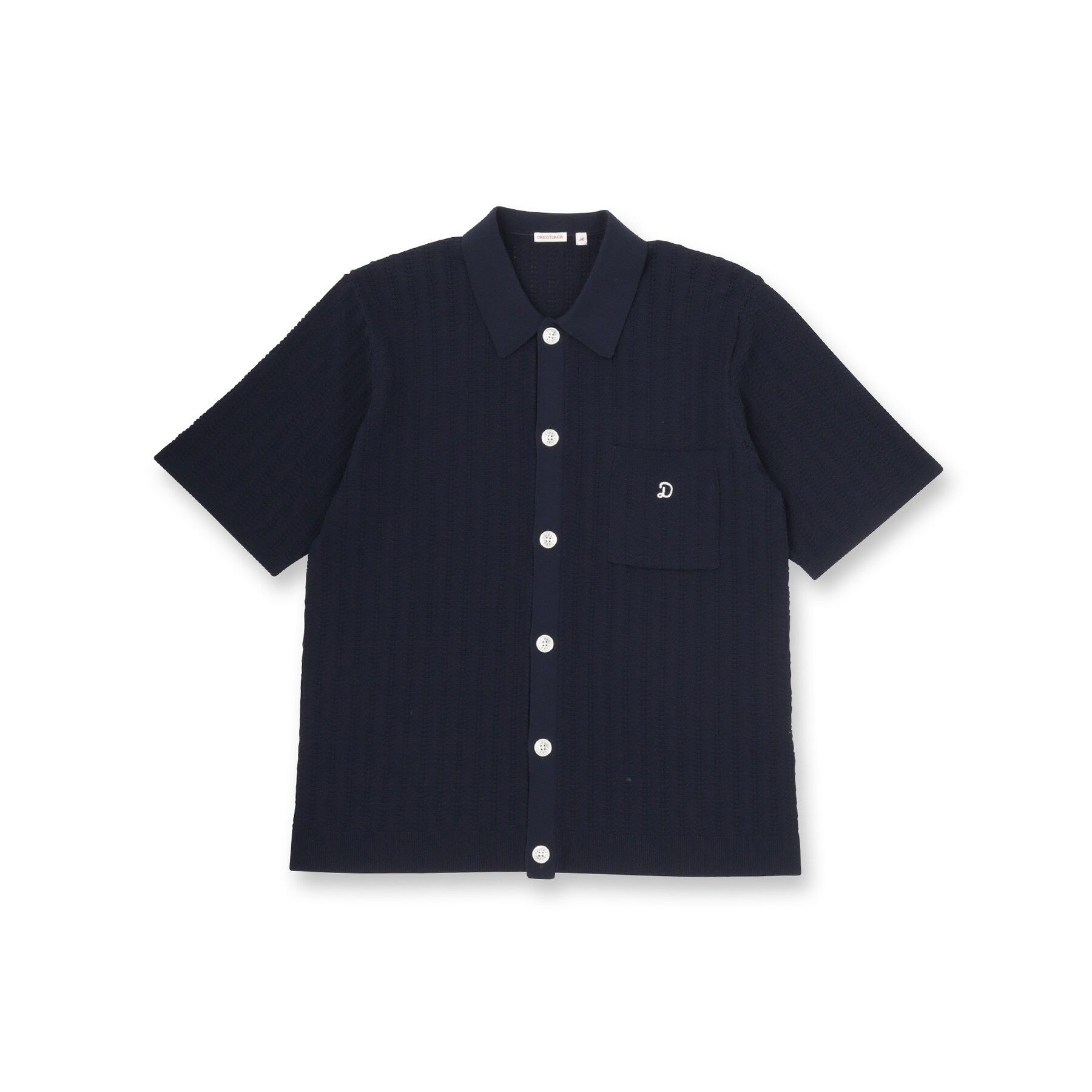 DRESSTERIOR「【Safari5月号掲載】ウォッシャブル キューバニットシャツ」|ニット・セーター|