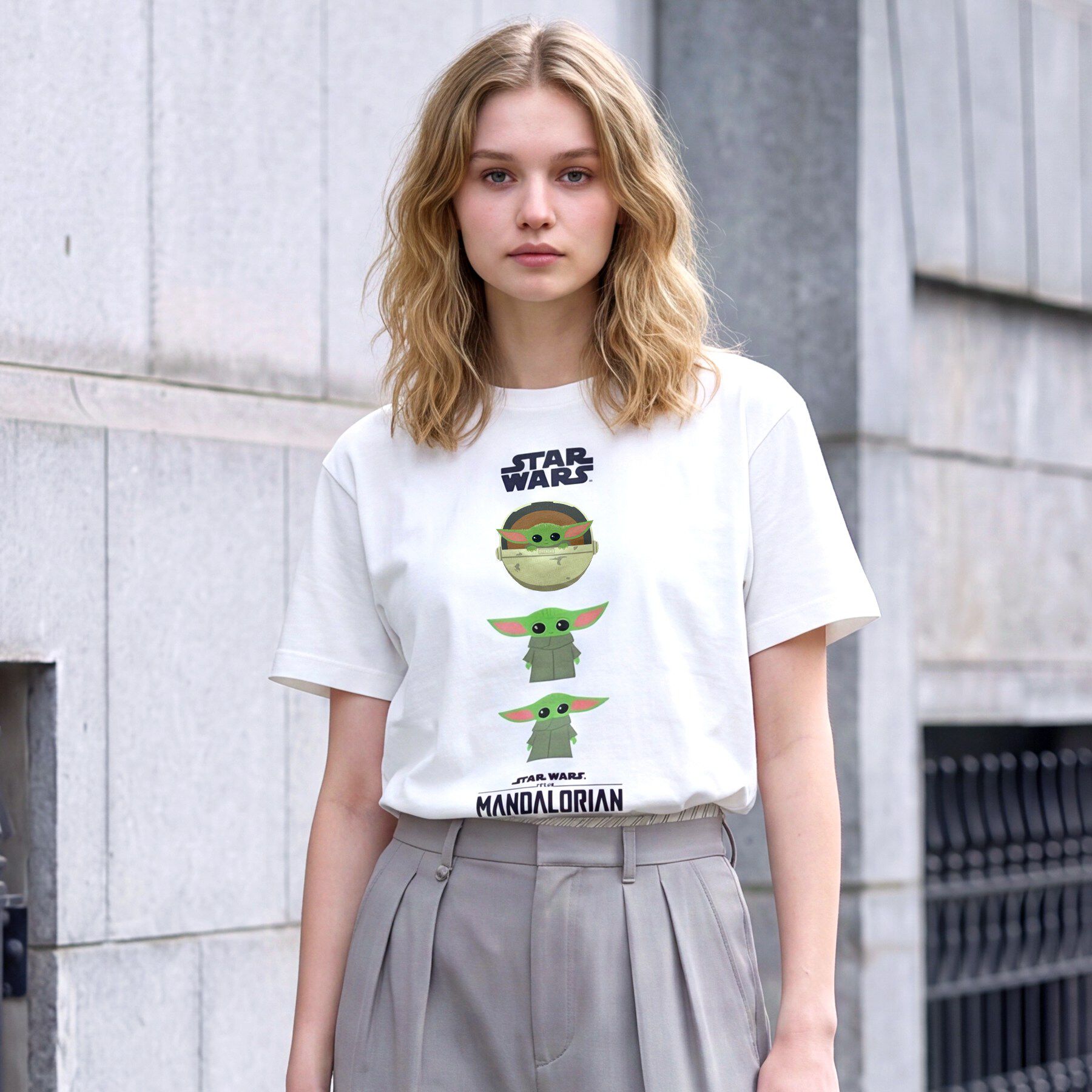 DRESSTERIOR「【接触冷感】STAR WARS グローグ グラフィックTシャツ」|Tシャツ・カットソー|