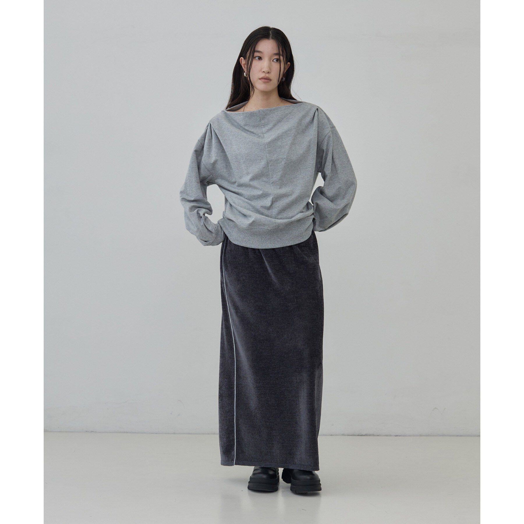 GALLEST「裏毛オフショルカットソー」|Tシャツ・カットソー|