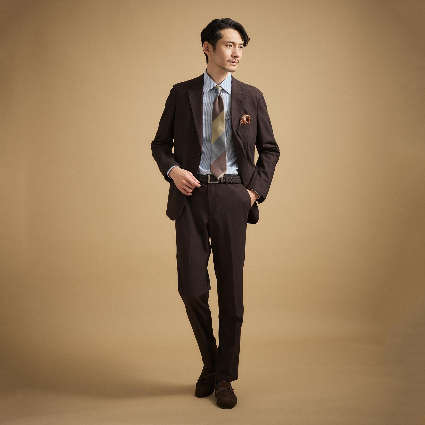 TAKEO KIKUCHI「【Made in JAPAN】ドモドソーラ ゴムメッシュベルト」|ベルト|