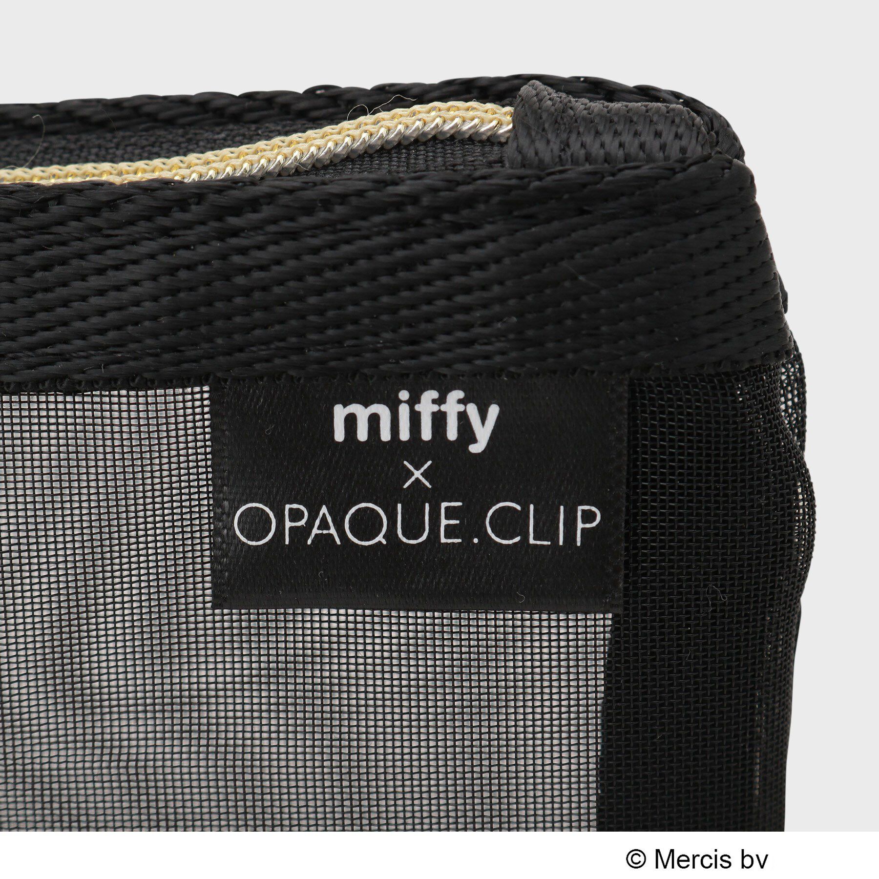 OPAQUE.CLIP「◆【miffy】さがら刺繍チュールメッシュポーチ」|ポーチ|
