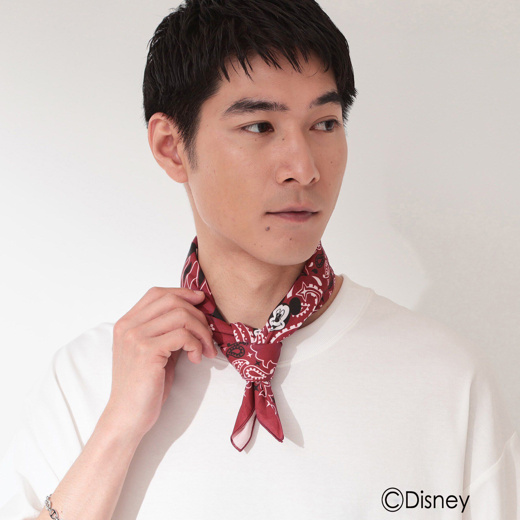 THE SHOP TK「【Disney】ミッキーマウス バンダナ」|バンダナ・スカーフ|