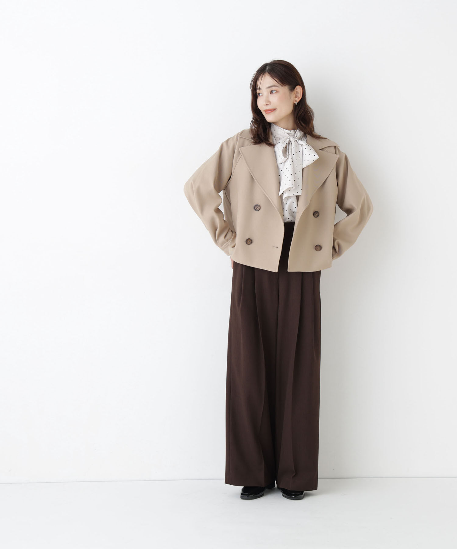  「<ちょうど､いい服>｢おはよう｣から｢おつかれさま｣まで｡ 毎日ﾊｰﾌ 」|ブルゾン・スタジャン|