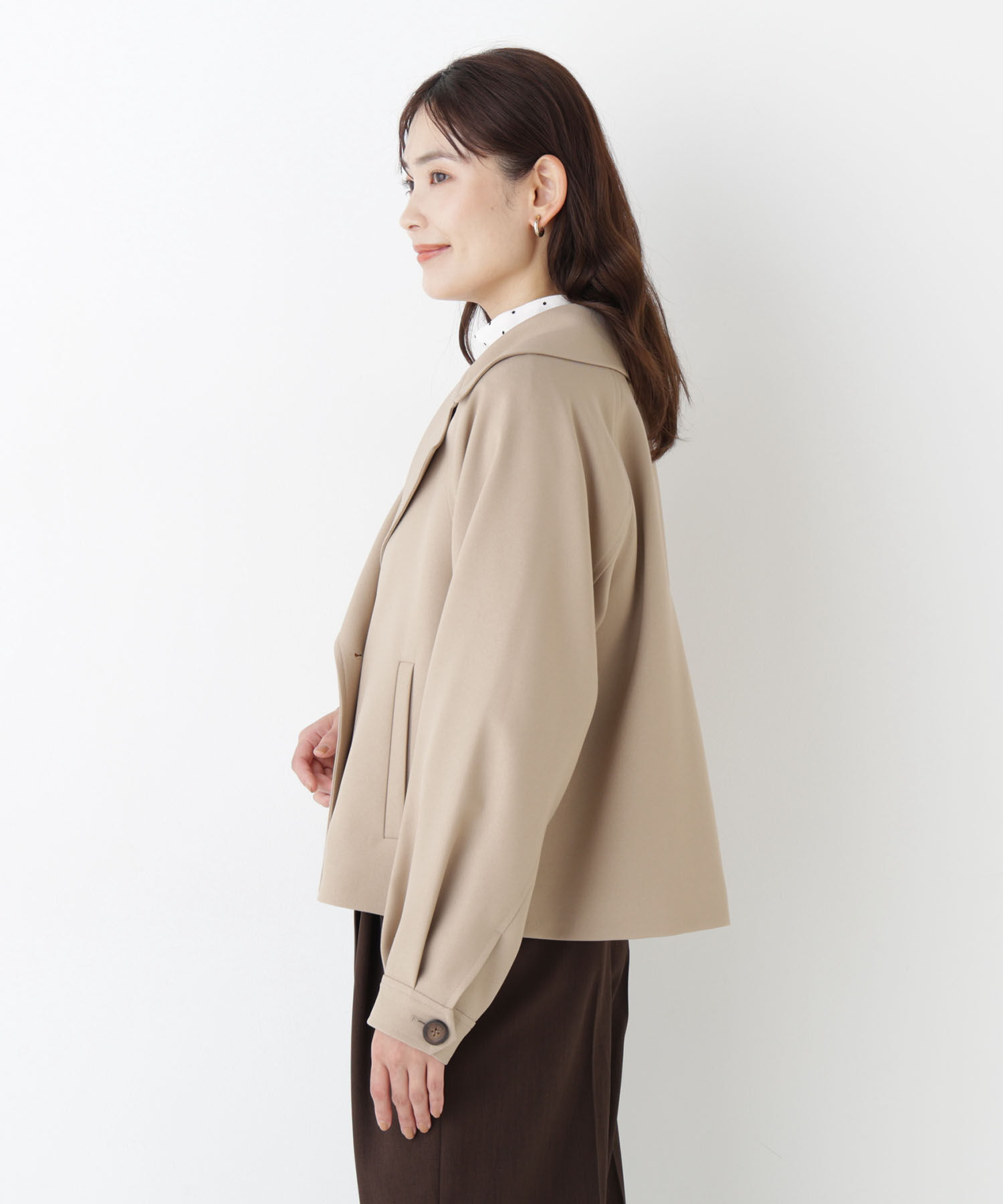  「<ちょうど､いい服>｢おはよう｣から｢おつかれさま｣まで｡ 毎日ﾊｰﾌ 」|ブルゾン・スタジャン|