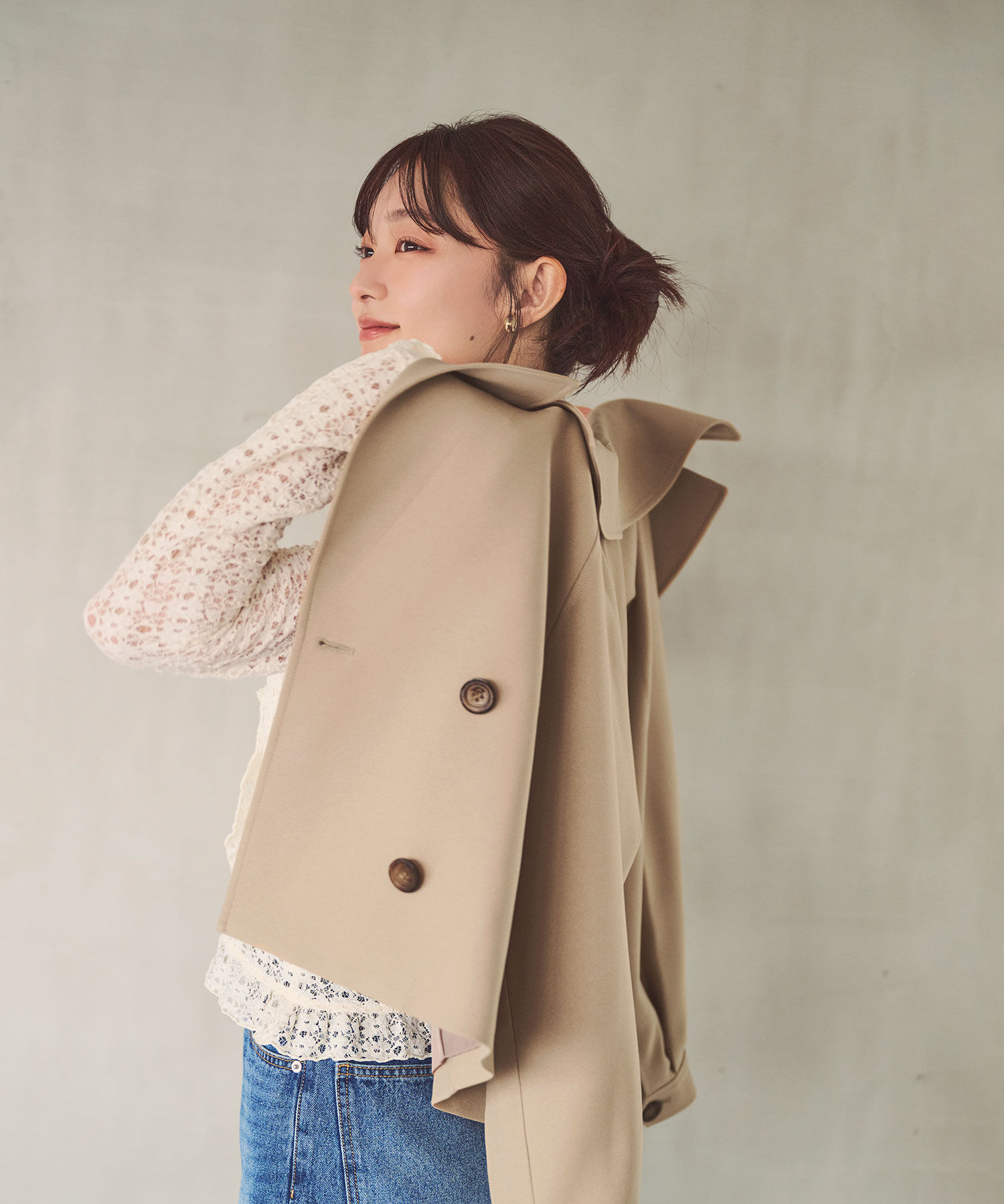  「<ちょうど､いい服>｢おはよう｣から｢おつかれさま｣まで｡ 毎日ﾊｰﾌ 」|ブルゾン・スタジャン|