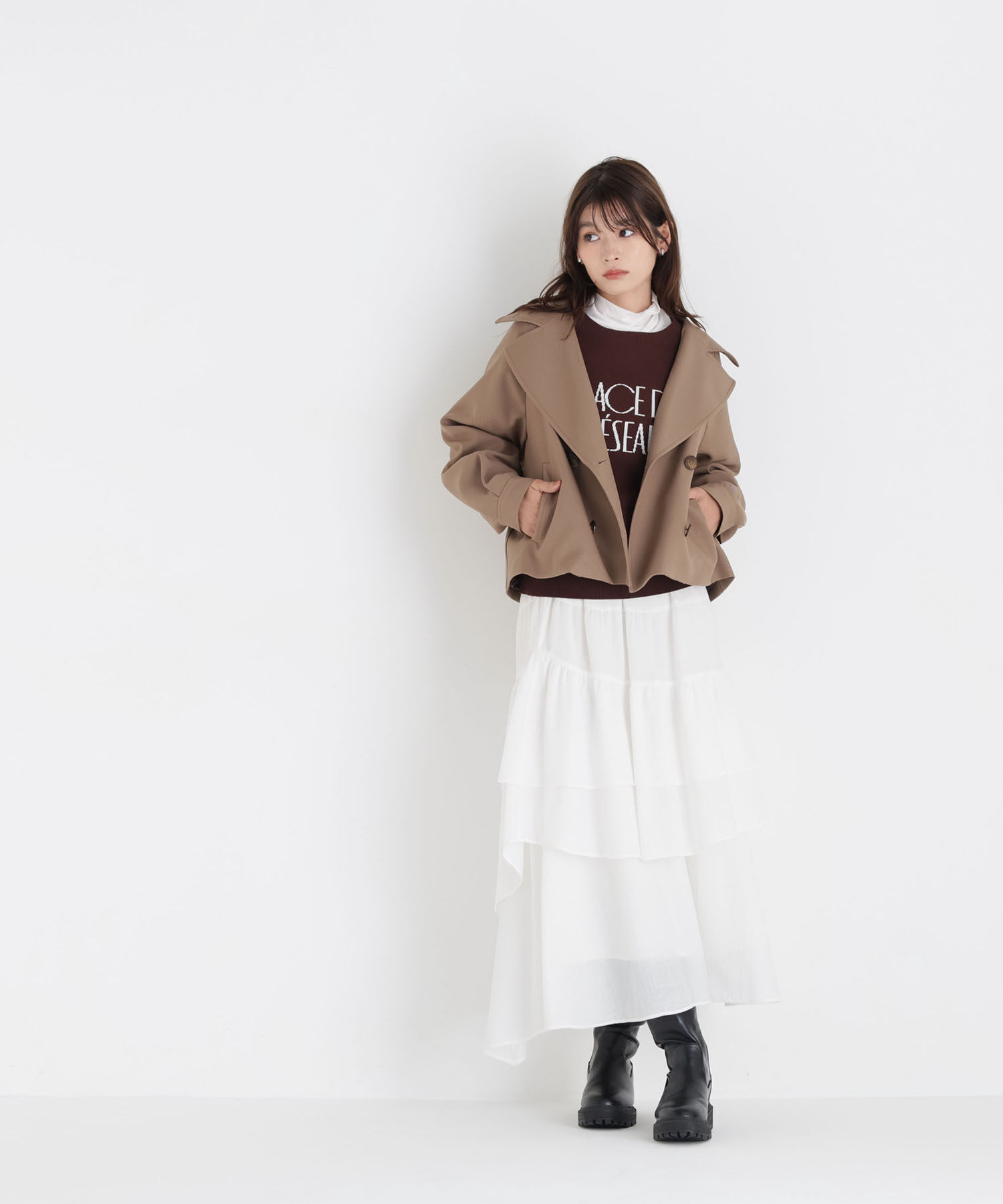  「<ちょうど､いい服>｢おはよう｣から｢おつかれさま｣まで｡ 毎日ﾊｰﾌ 」|ブルゾン・スタジャン|