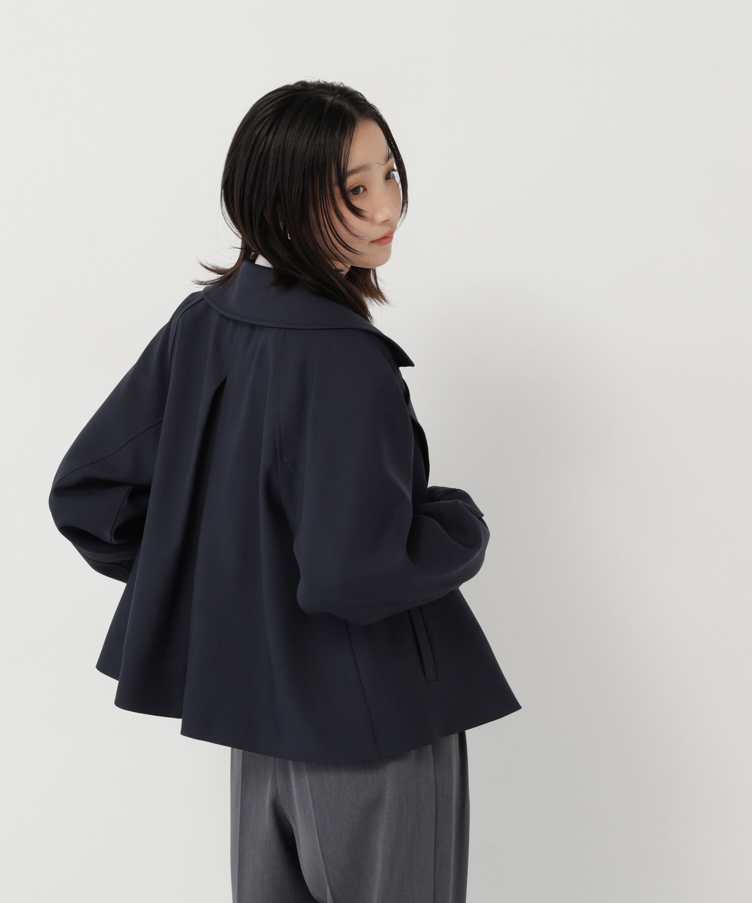  「<ちょうど､いい服>｢おはよう｣から｢おつかれさま｣まで｡ 毎日ﾊｰﾌ 」|ブルゾン・スタジャン|