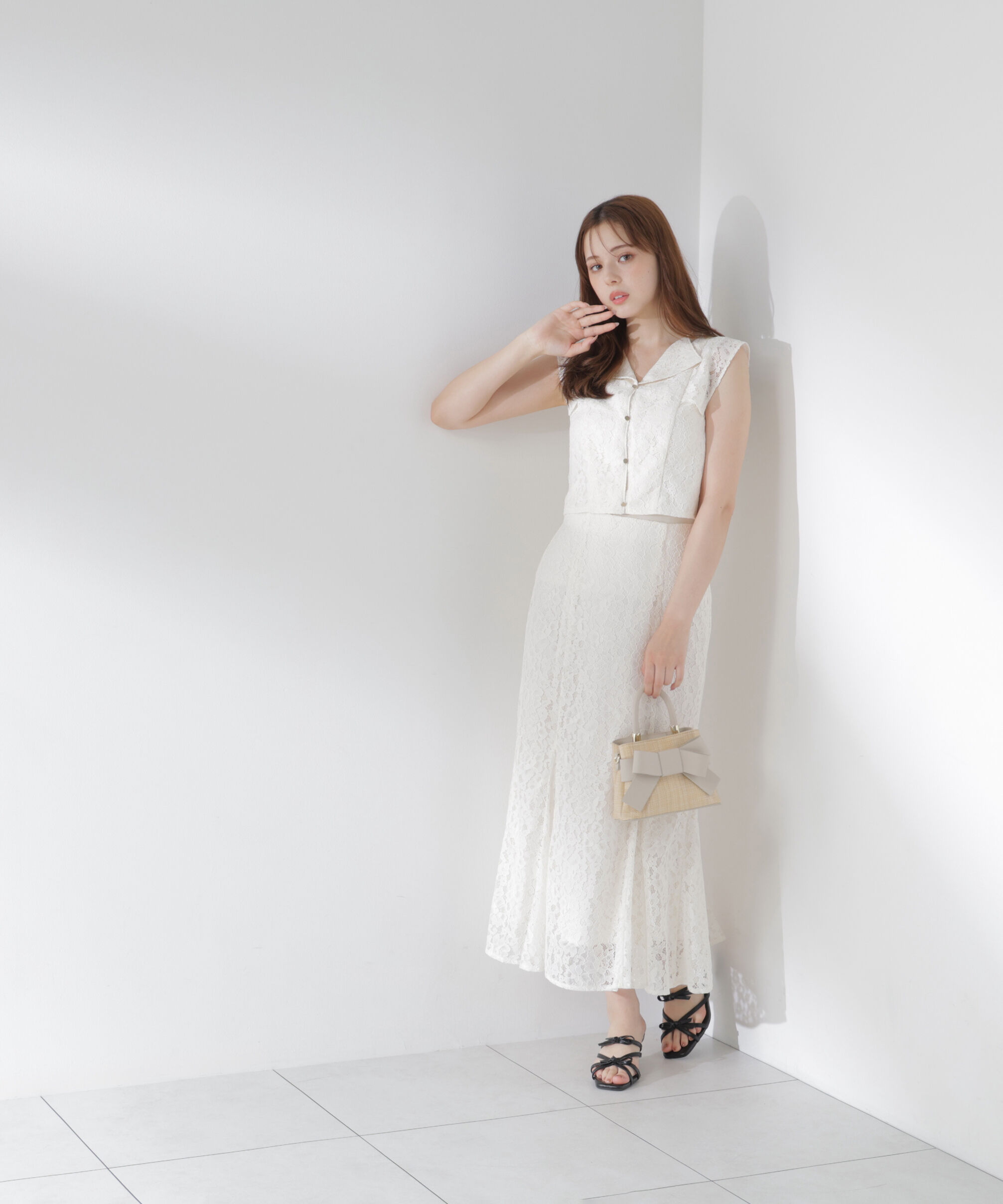 PROPORTION BODY DRESSING「レースマーメイドスカート 26SS」|スカート|